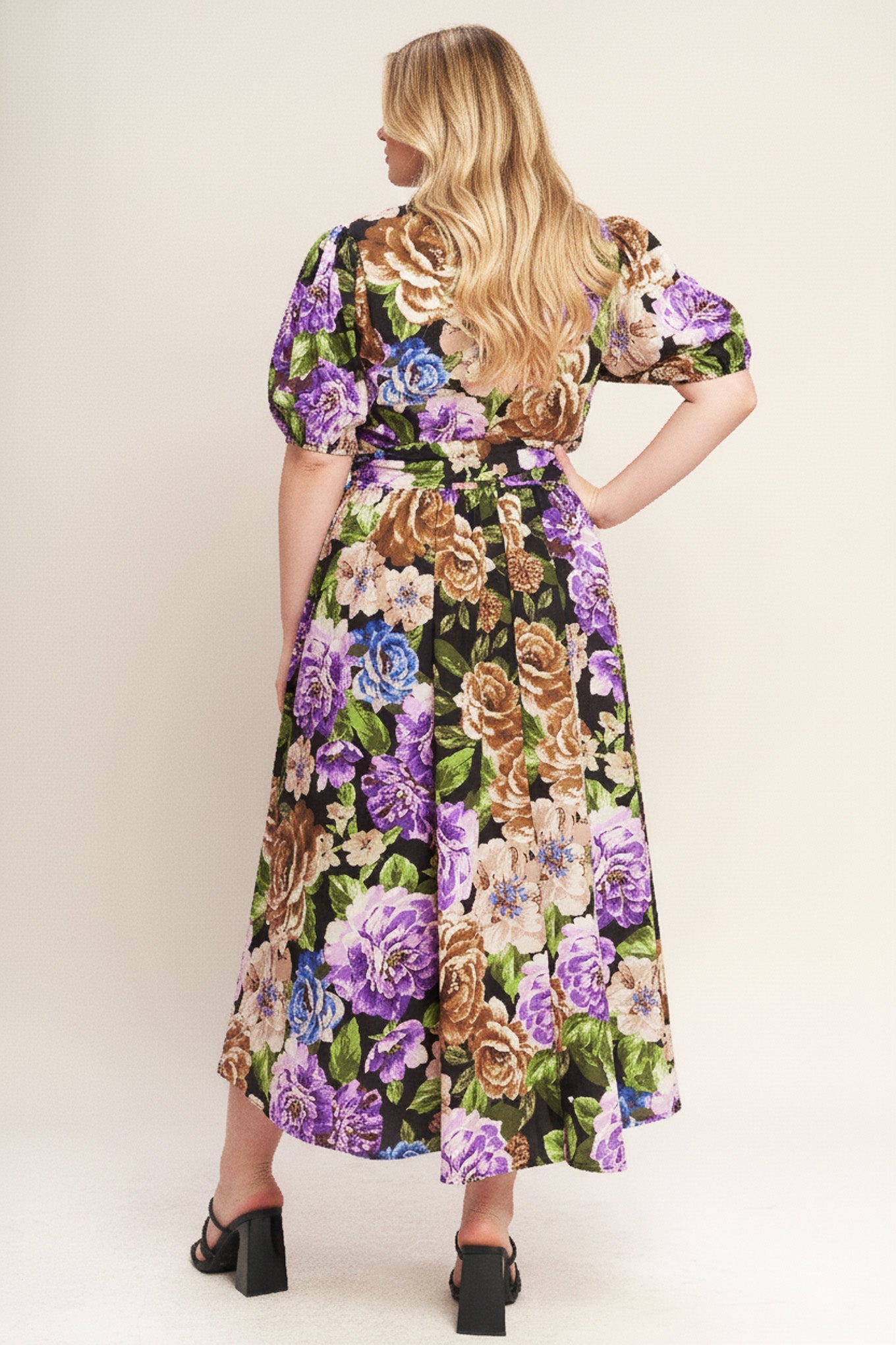 VIVID HERITAGE WOVEN MIDI DRESS Flying Tomato