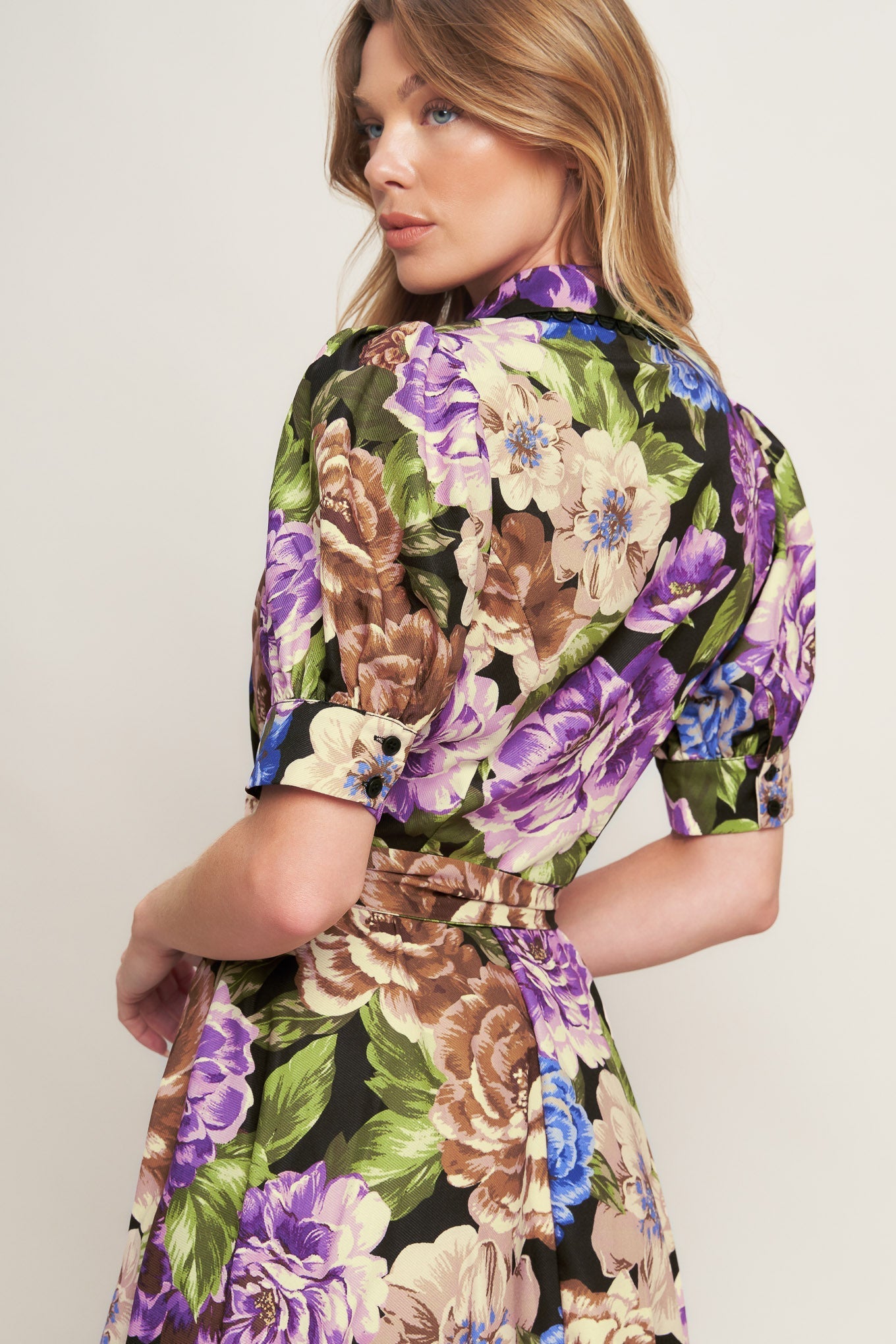 VIVID HERITAGE WOVEN MIDI DRESS Flying Tomato