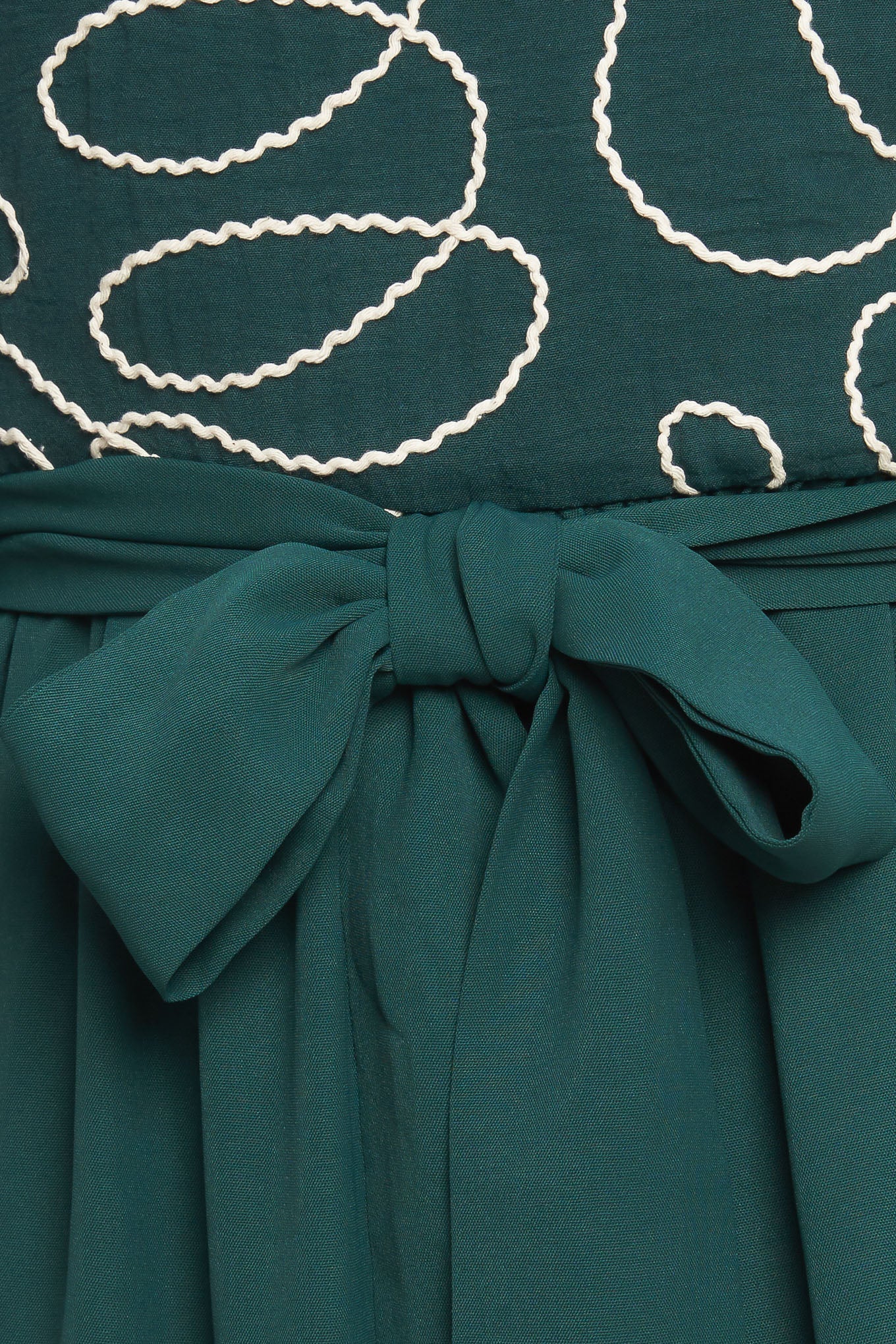 FOREST ALLURE WOVEN MIDI DRESS Flying Tomato