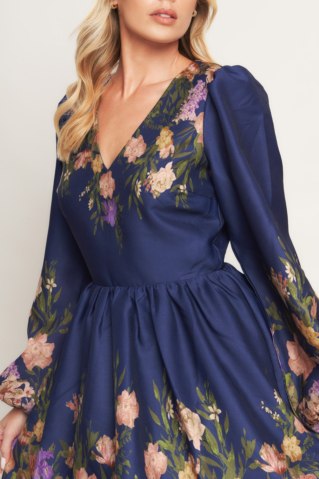 NOCTURNE IN BLOOM WOVEN MINI DRESS Flying Tomato