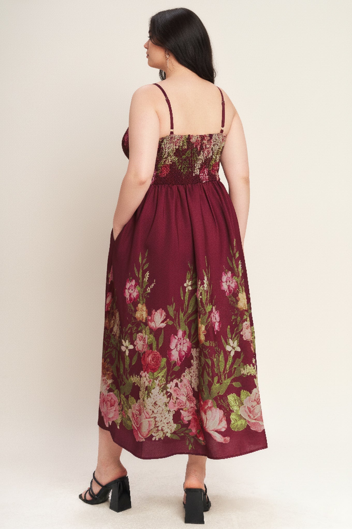 SECRET GARDEN ROMANCE WOVEN ANKLE DRESS Flying Tomato