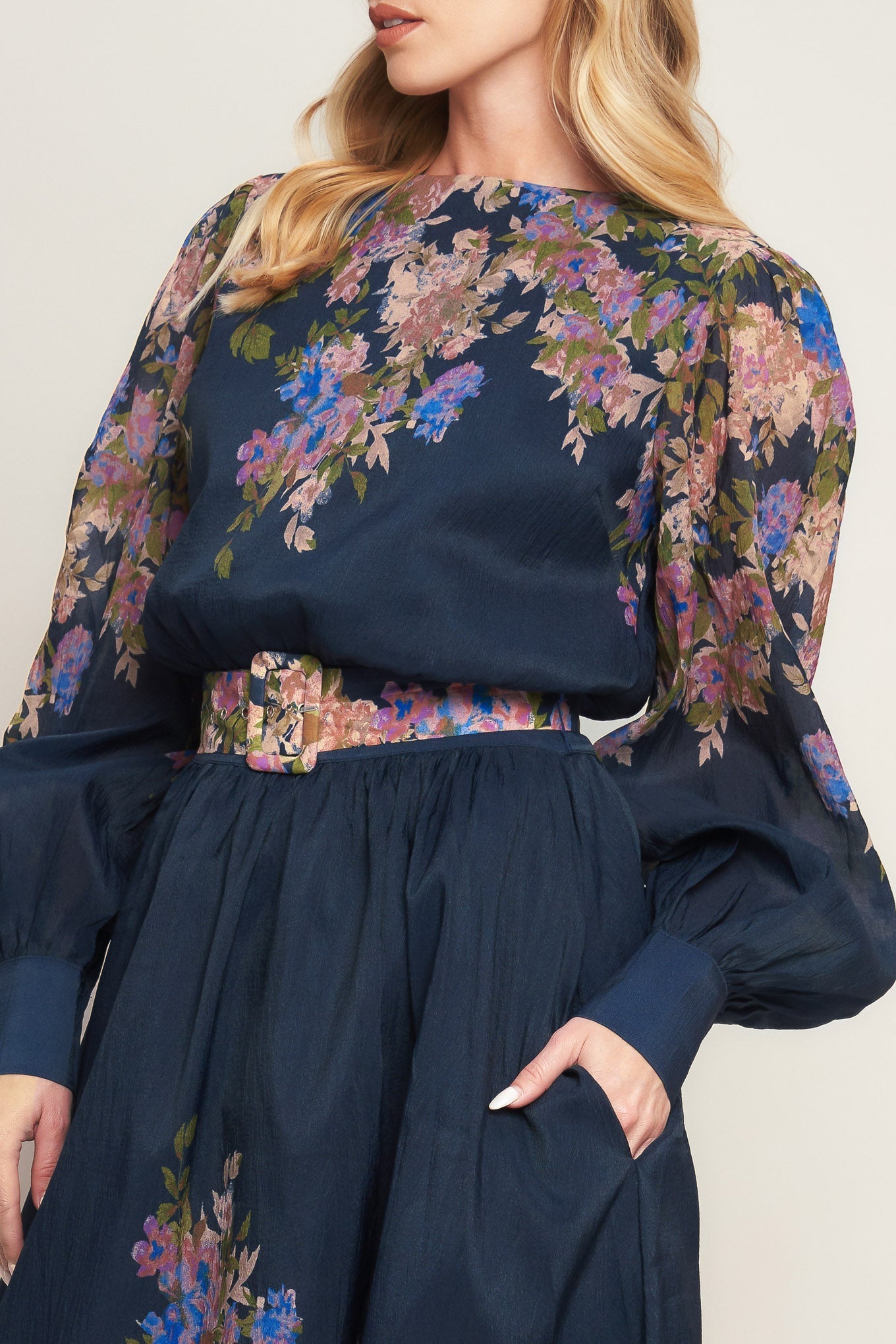 CHARMING TAPESTRY WOVEN MIDI DRESS Flying Tomato