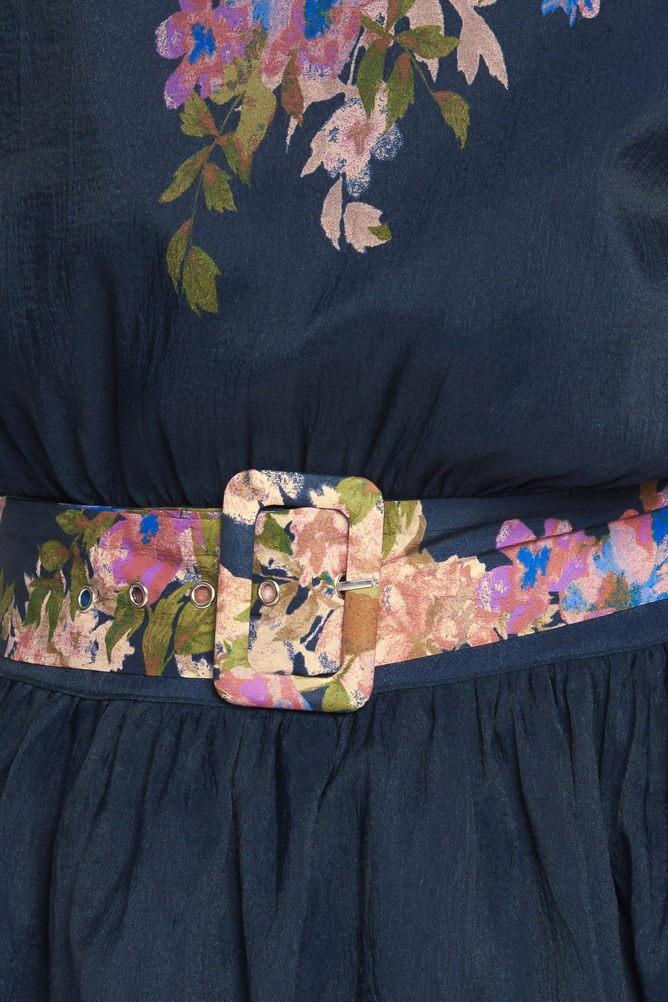 CHARMING TAPESTRY WOVEN MIDI DRESS Flying Tomato