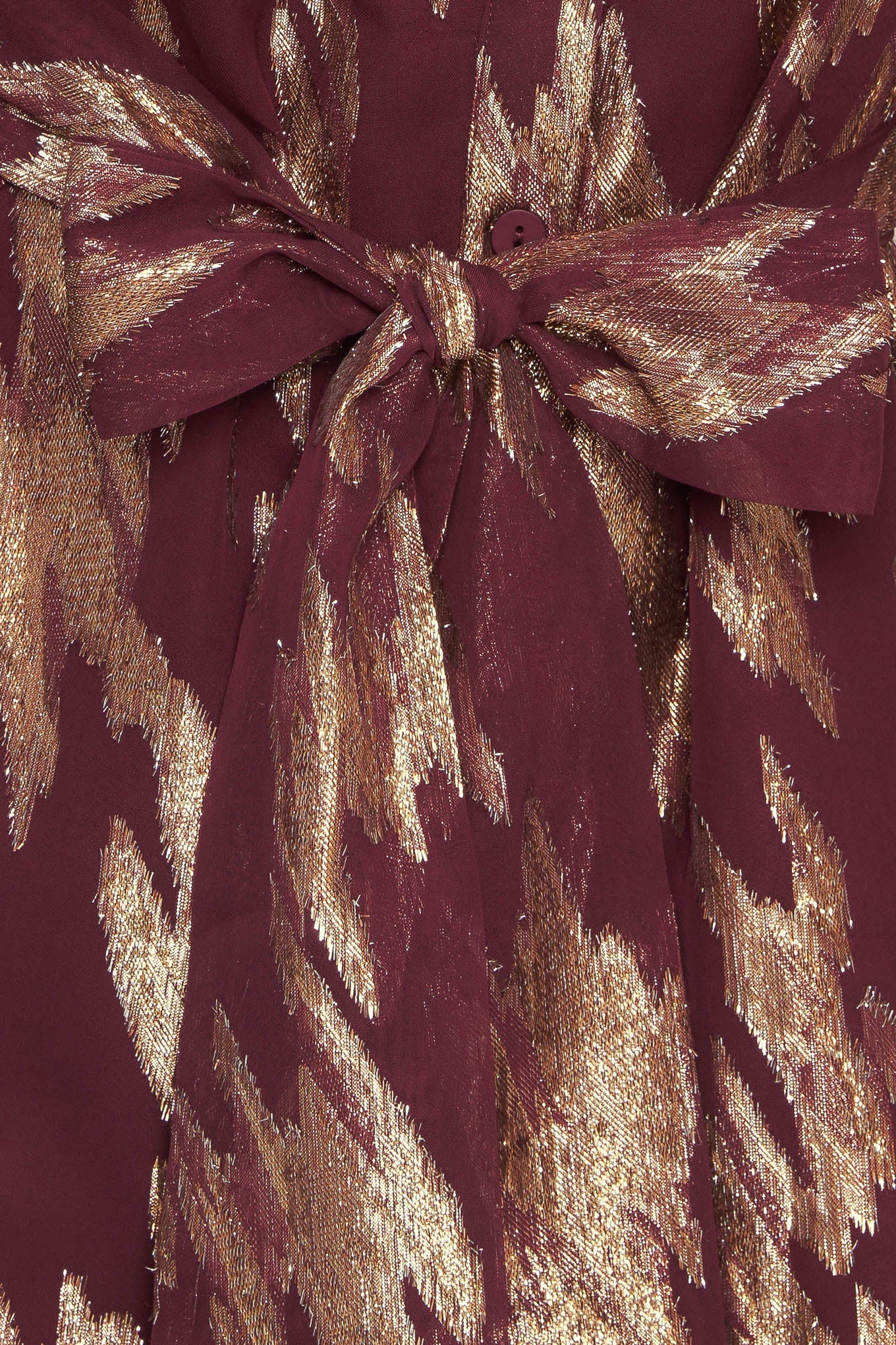 METALLIC MUSE WOVEN MINI DRESS Flying Tomato