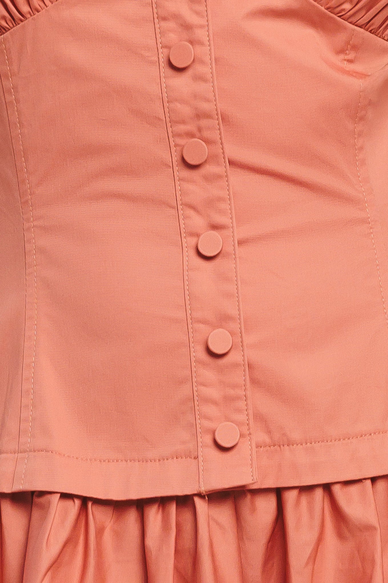 Sunset Muse Halter Neck Woven Midi Dress With Front Button Detail Flying Tomato