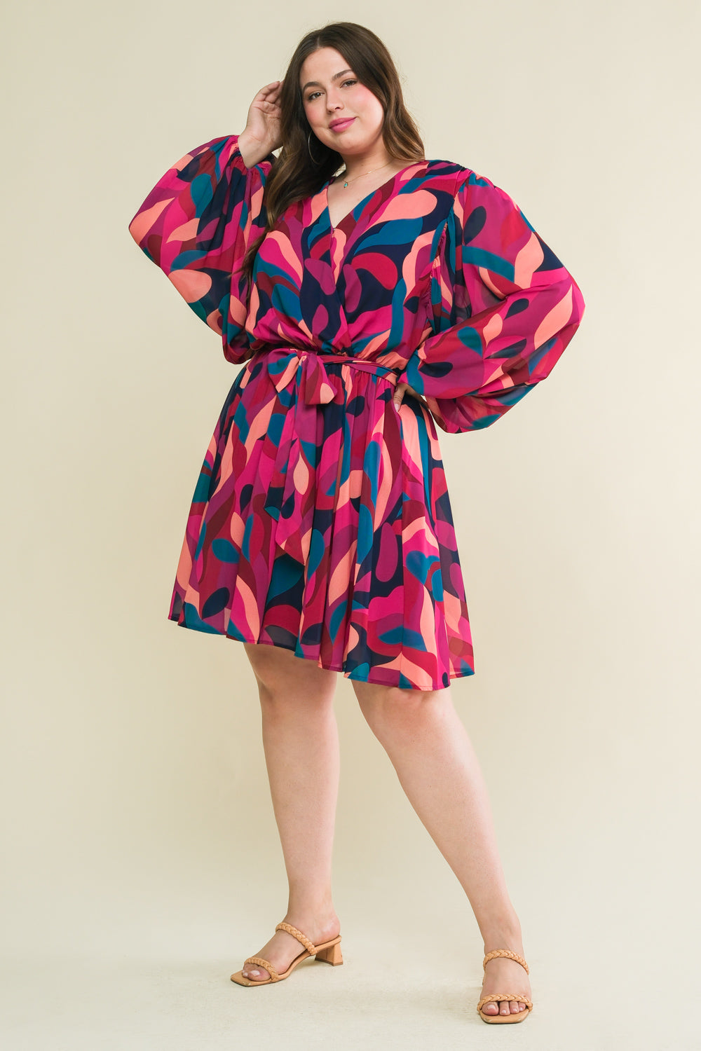 BOSTON GET AWAY WOVEN MINI DRESS Flying Tomato