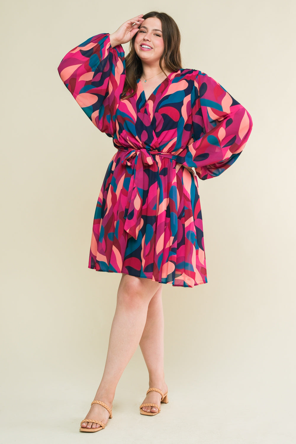 BOSTON GET AWAY WOVEN MINI DRESS Flying Tomato