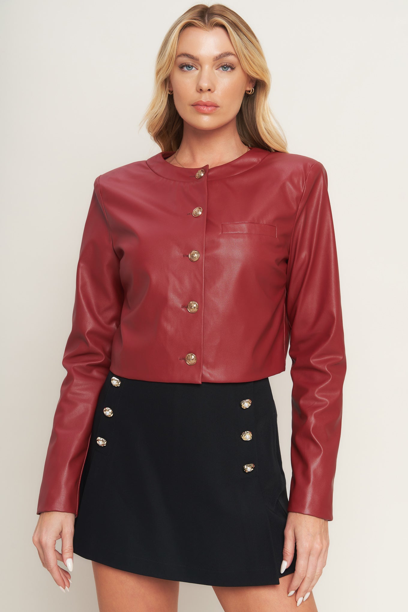 TACTICAL GRACE LEATHER JACKET Flying Tomato