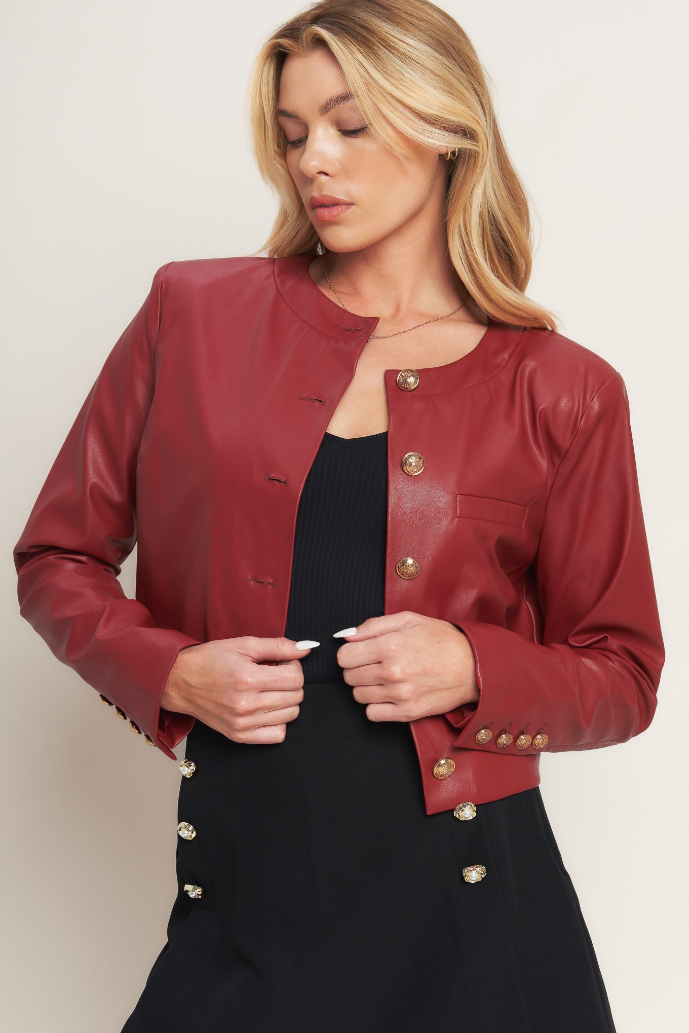 TACTICAL GRACE LEATHER JACKET Flying Tomato