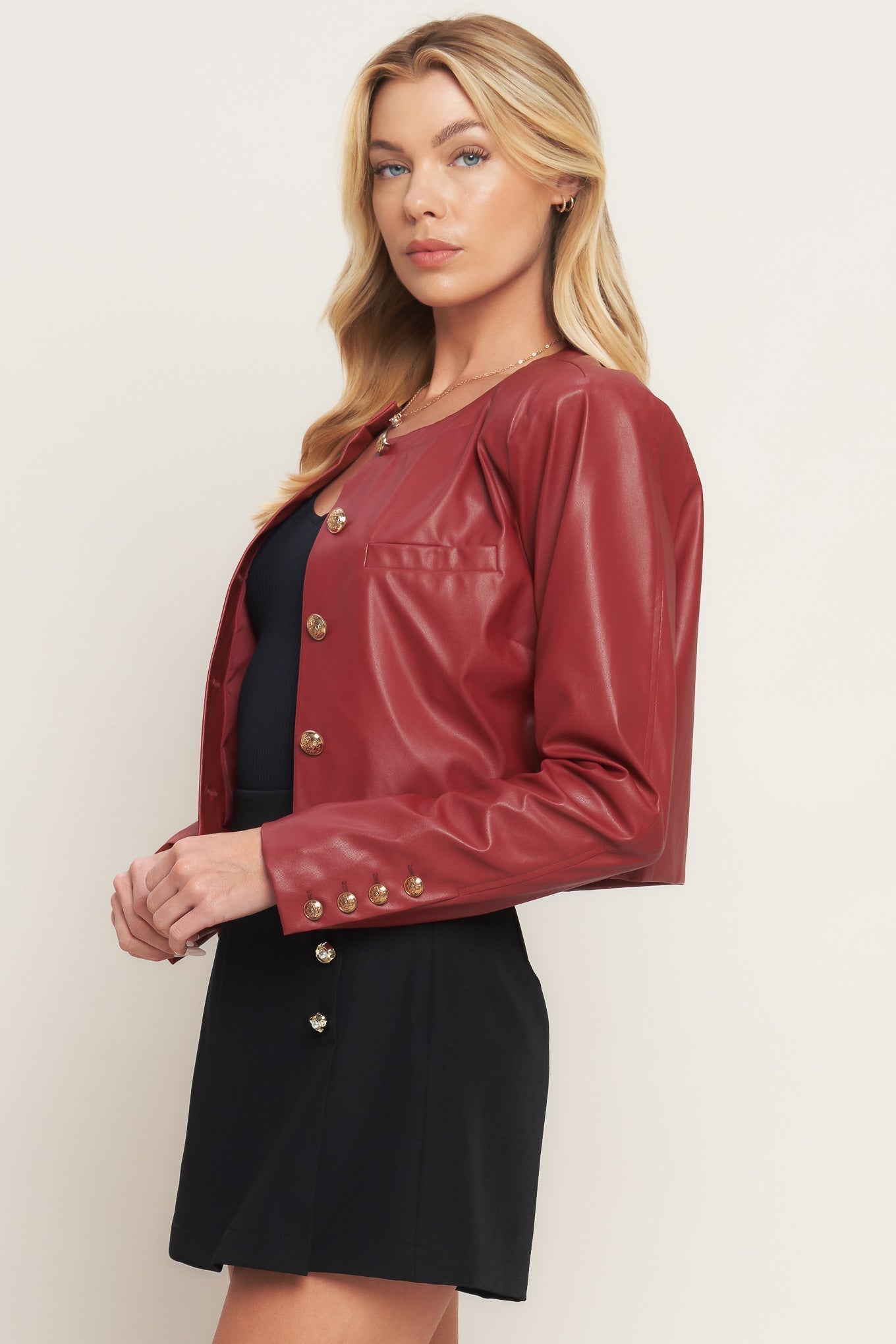 TACTICAL GRACE LEATHER JACKET Flying Tomato