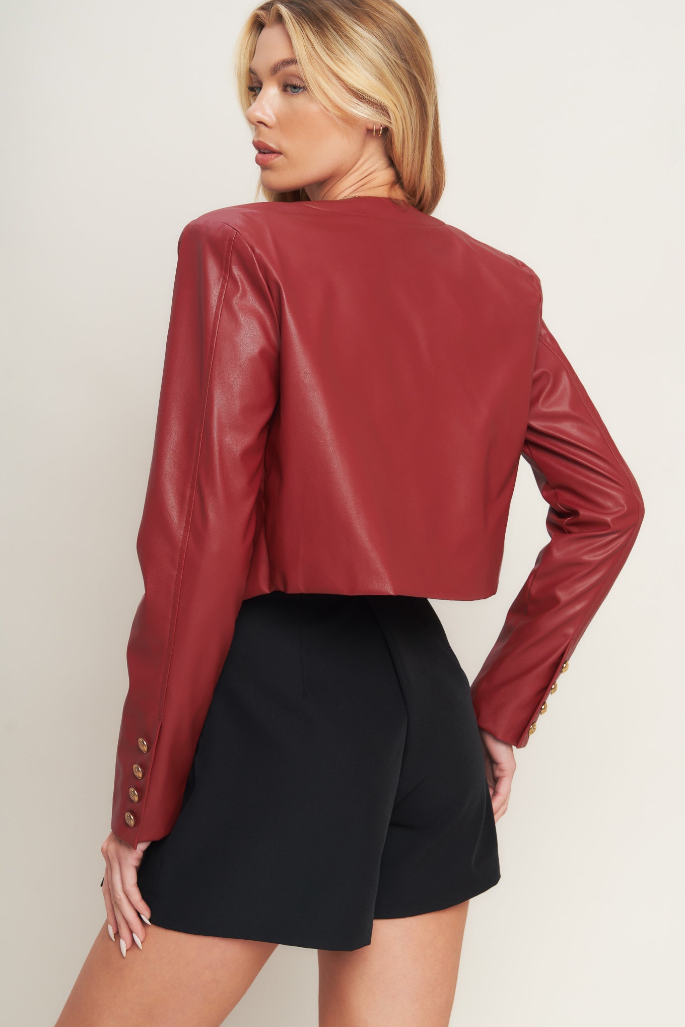 TACTICAL GRACE LEATHER JACKET Flying Tomato