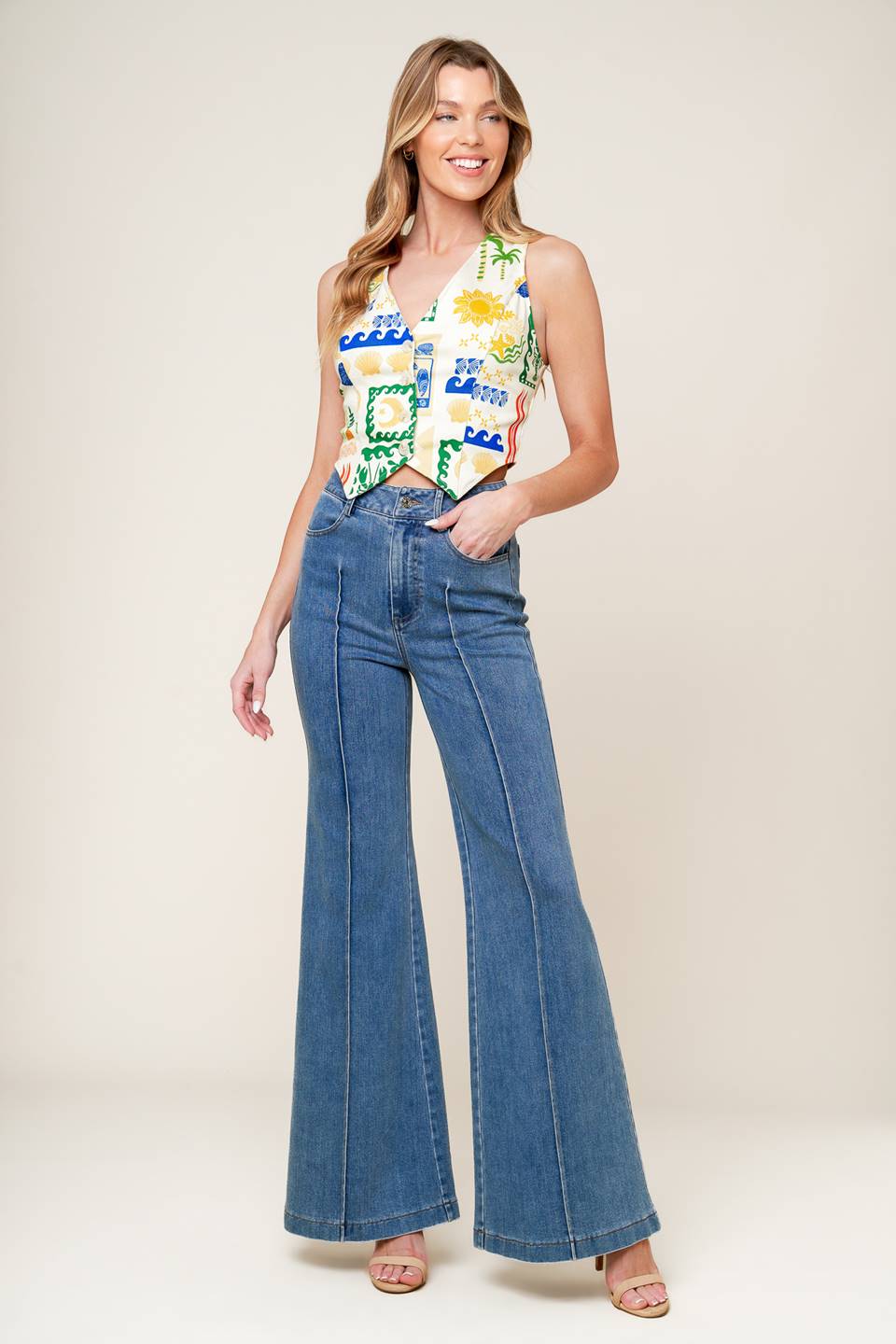 BON VOYAGE WOVEN VEST Flying Tomato