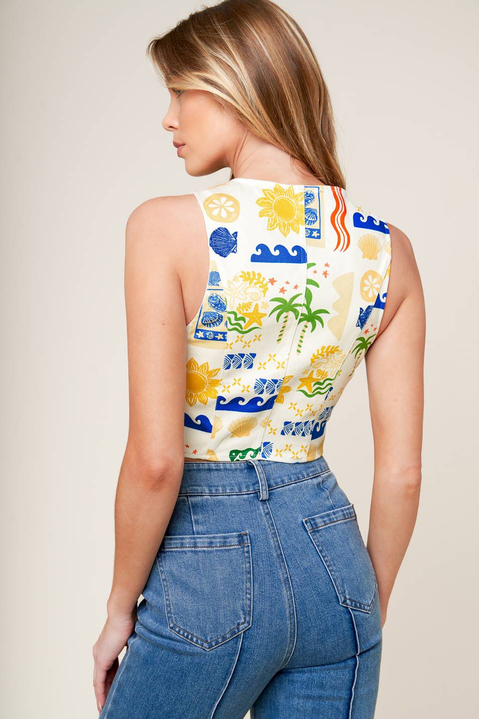 BON VOYAGE WOVEN VEST Flying Tomato