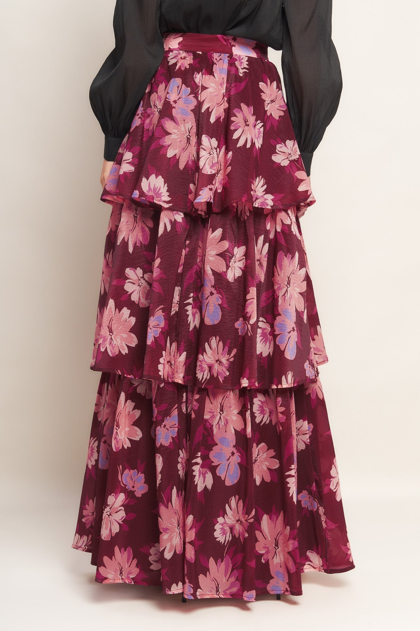 GARDEN ROMANCE WOVEN MAXI SKIRT Flying Tomato