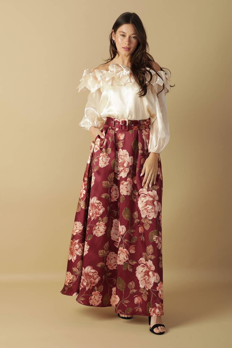 CRUISE CONTROL WOVEN MAXI SKIRT Flying Tomato