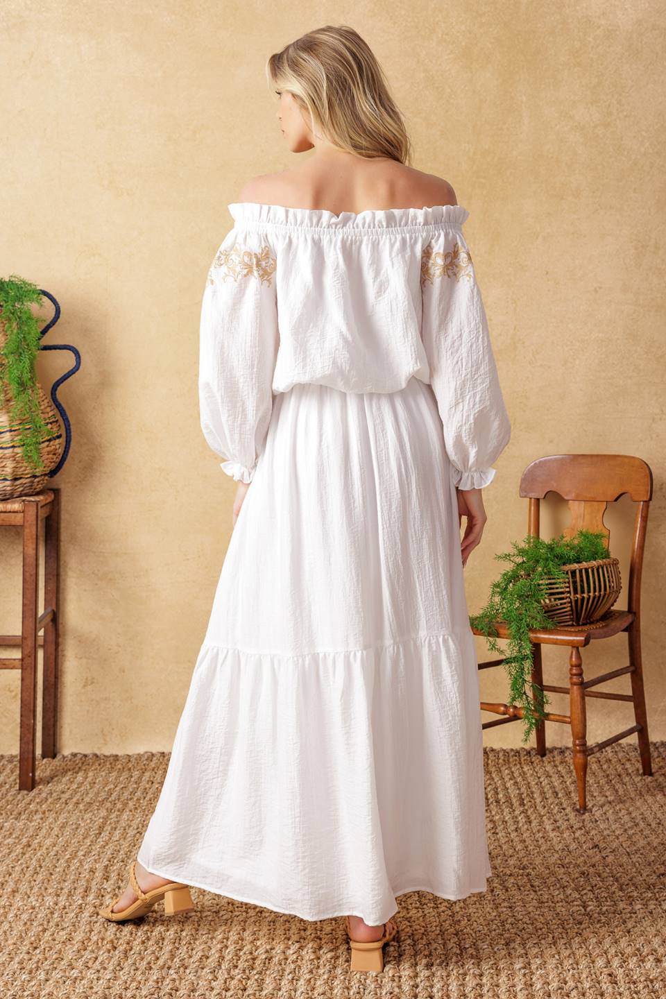 FULL SPEED AHEAD WOVEN MAXI SKIRT Flying Tomato