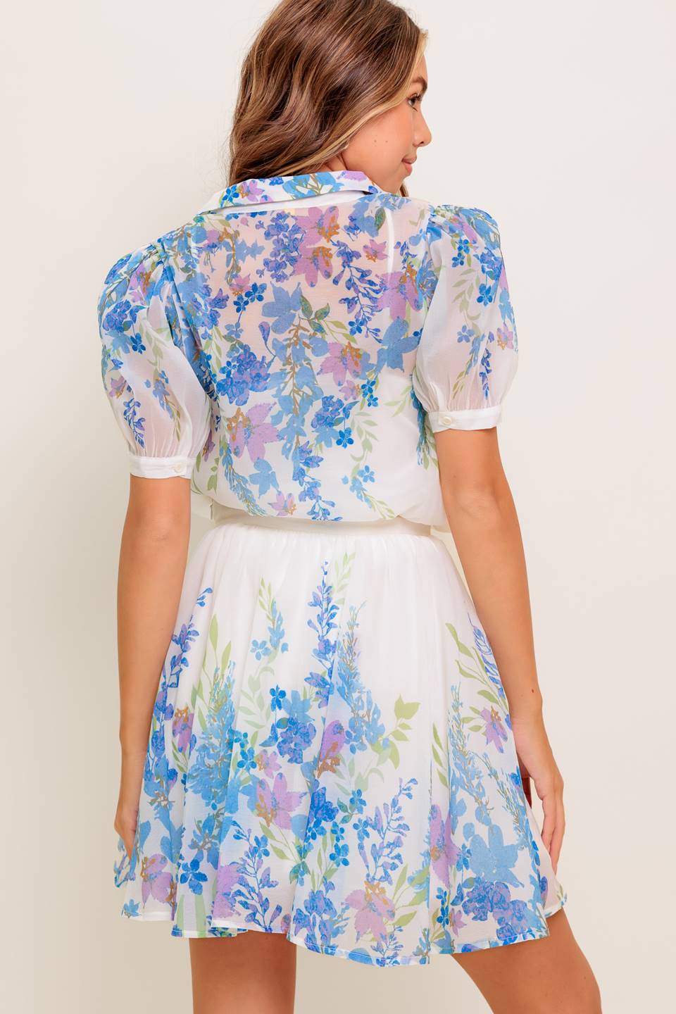 SUNSET SAIL WOVEN MINI FULL SKIRT Flying Tomato