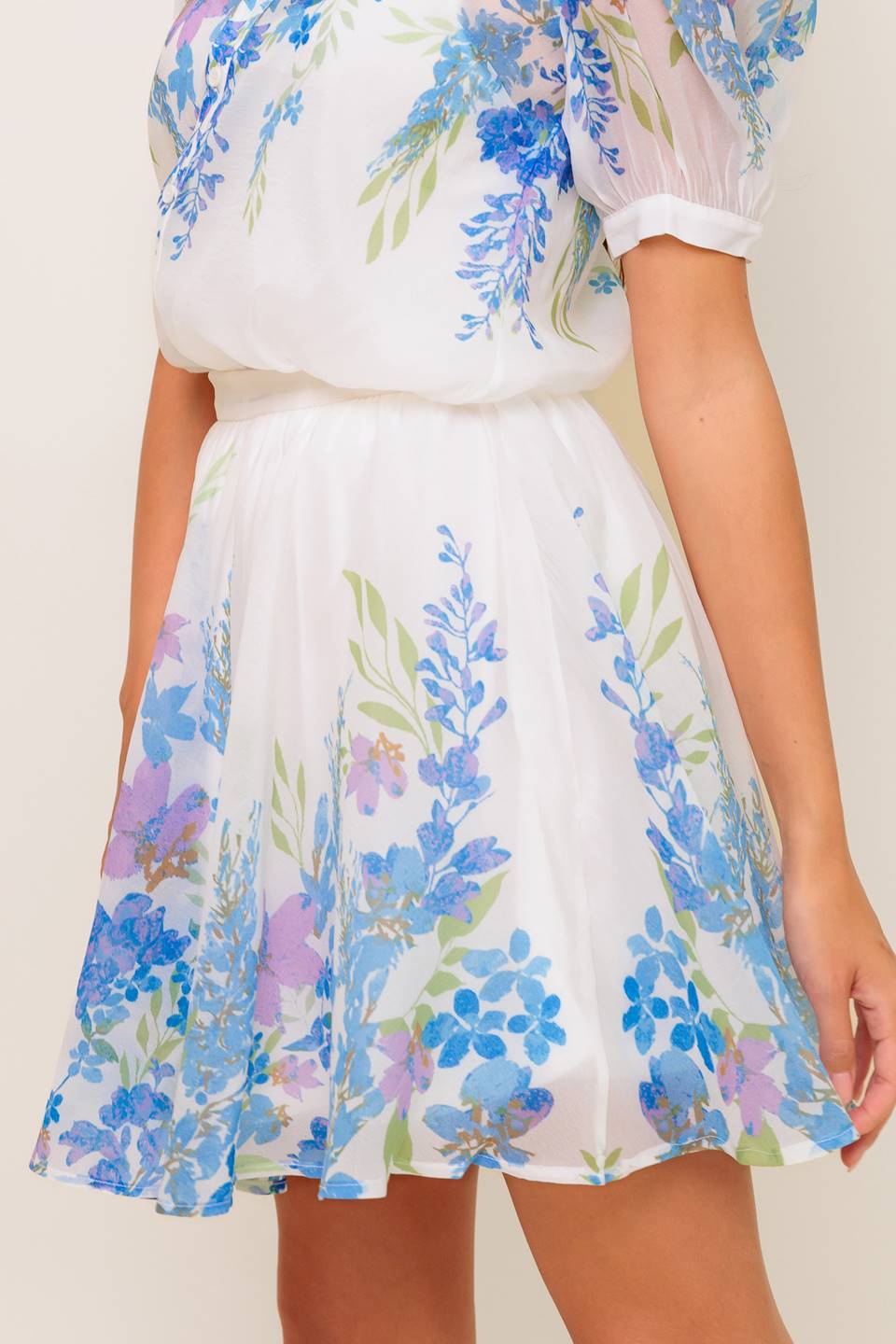 SUNSET SAIL WOVEN MINI FULL SKIRT Flying Tomato