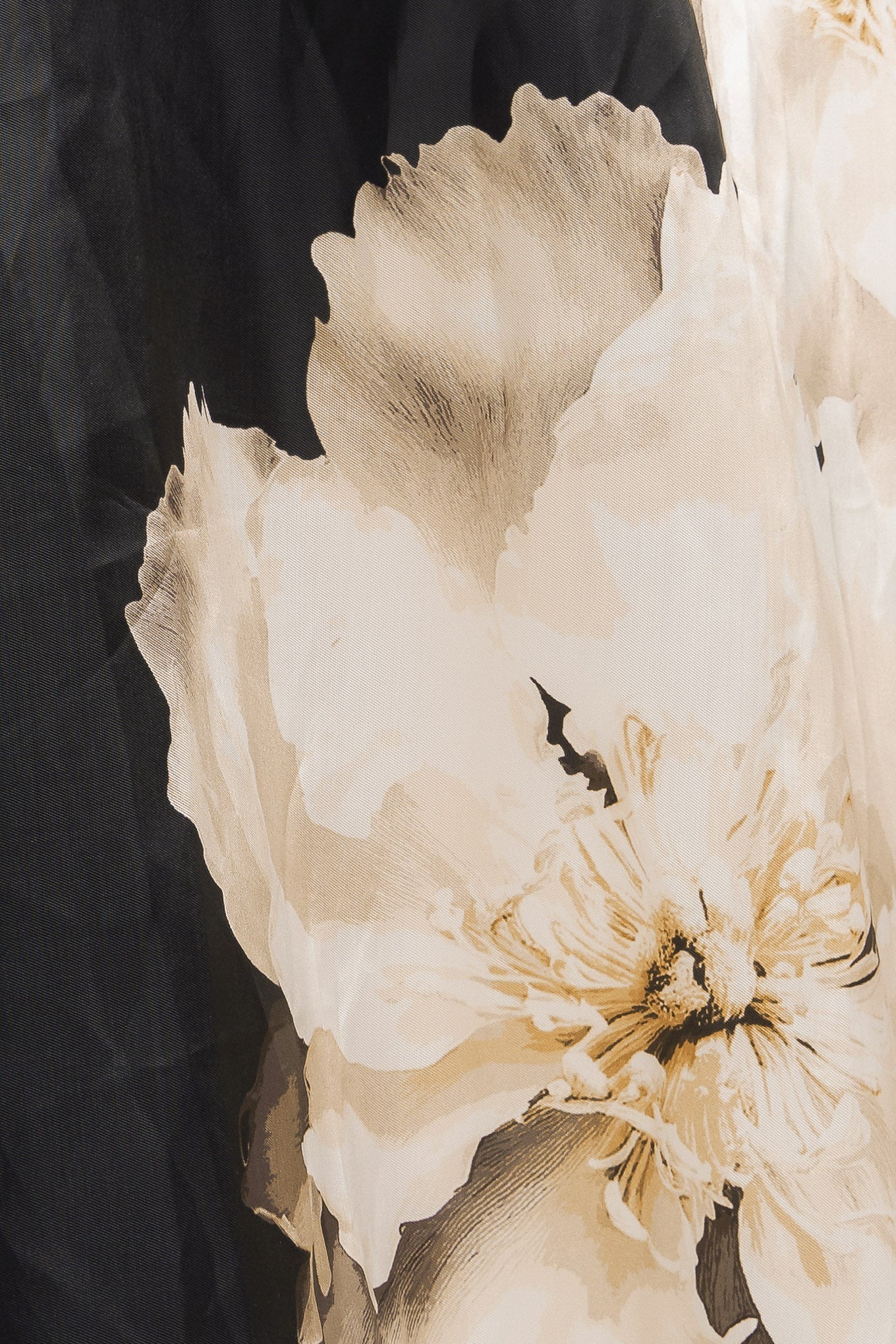 MIDNIGHT BLOOM BELTED WOVEN MAXI SKIRT Flying Tomato