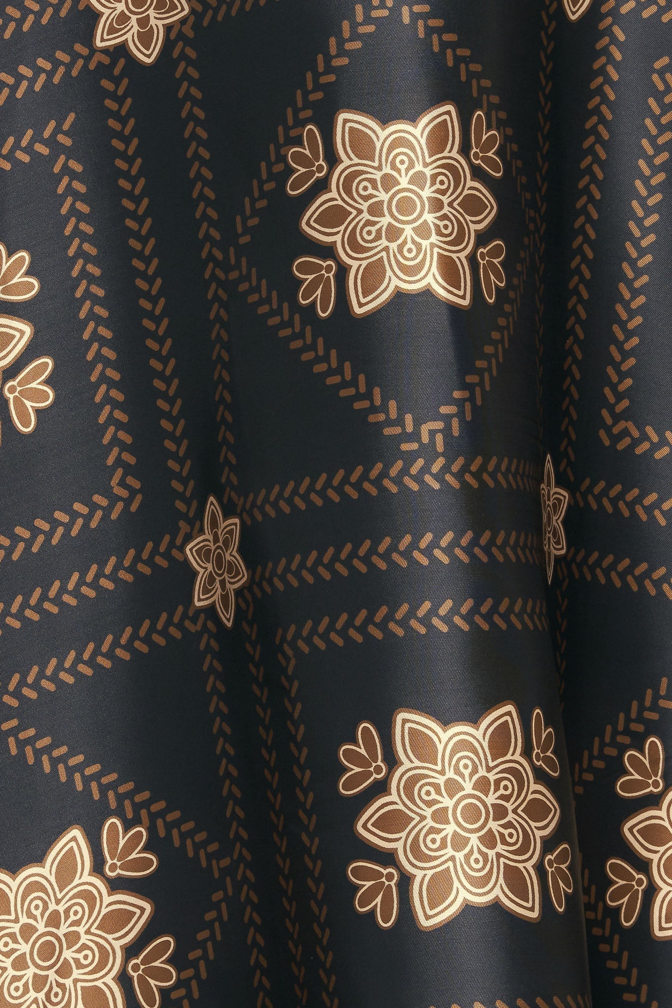 Ornamental Nights Woven Maxi Circle Skirt Printed A Line Flying Tomato