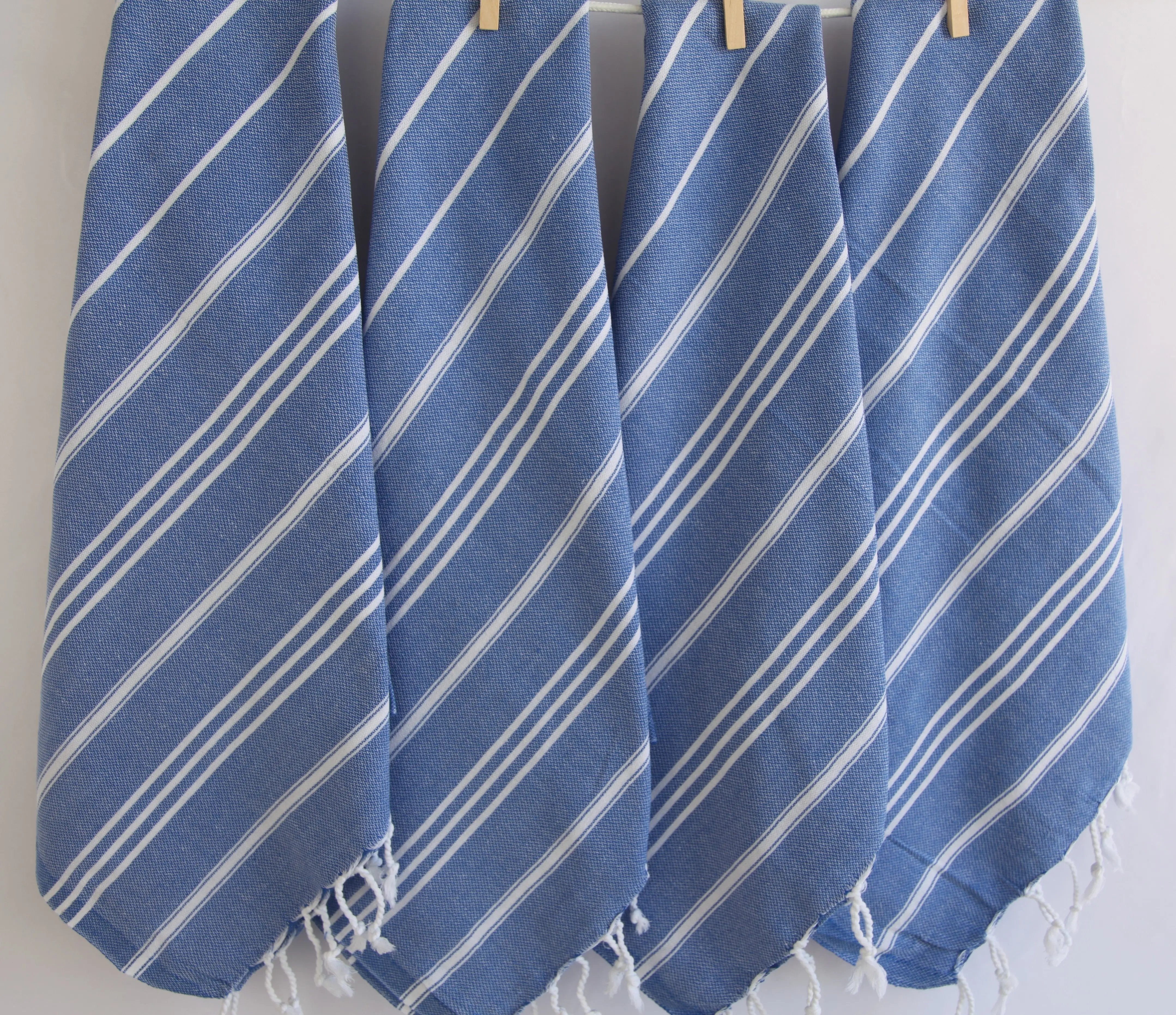 Monaco Hand Towel 100 Percent Natural Turkish Cotton 20 Inch W x 36 Inch L Eco Friendly Quick Drying Soft Large Size - Love Salve 