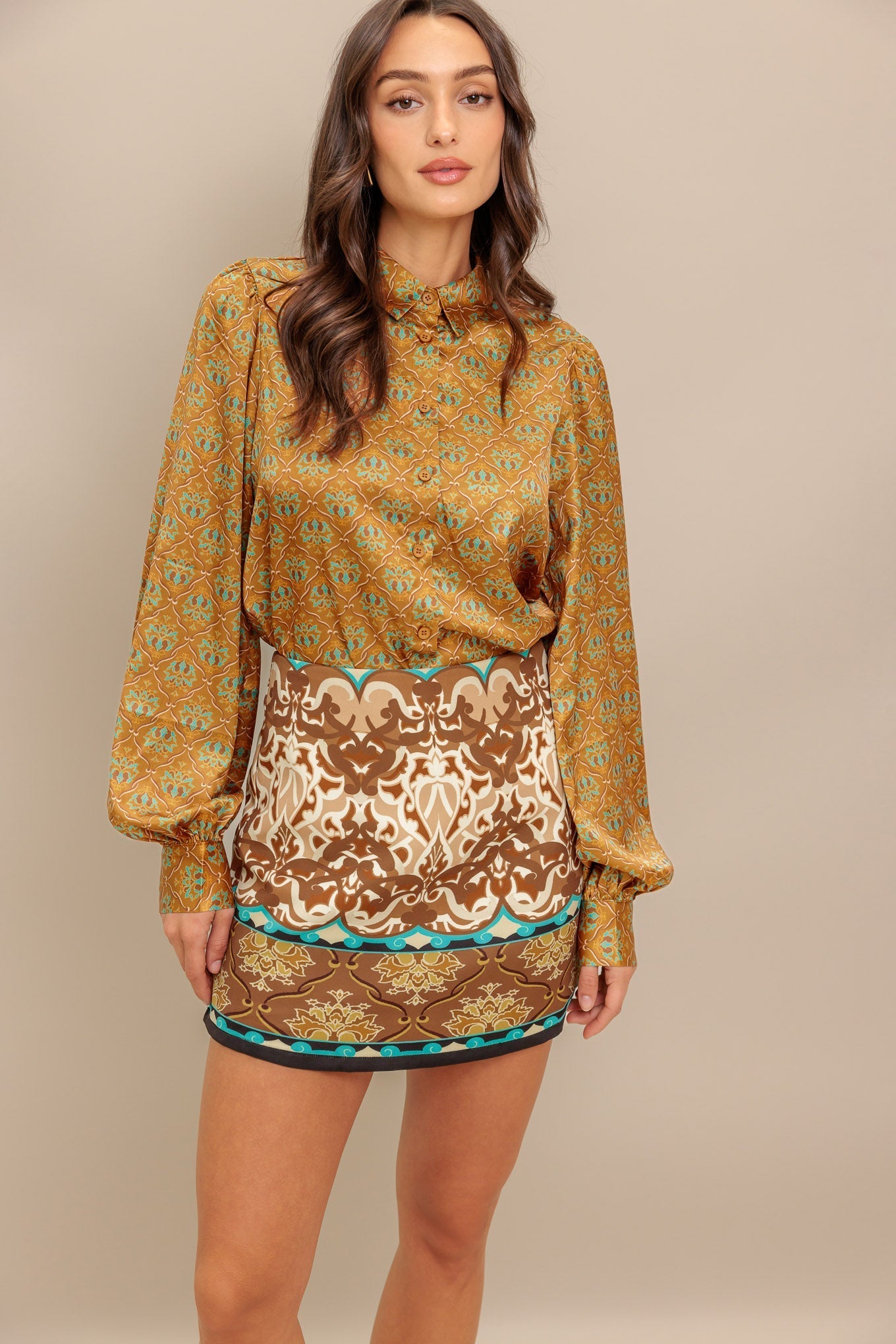 MOROCCAN MUSE WOVEN SKORT Flying Tomato