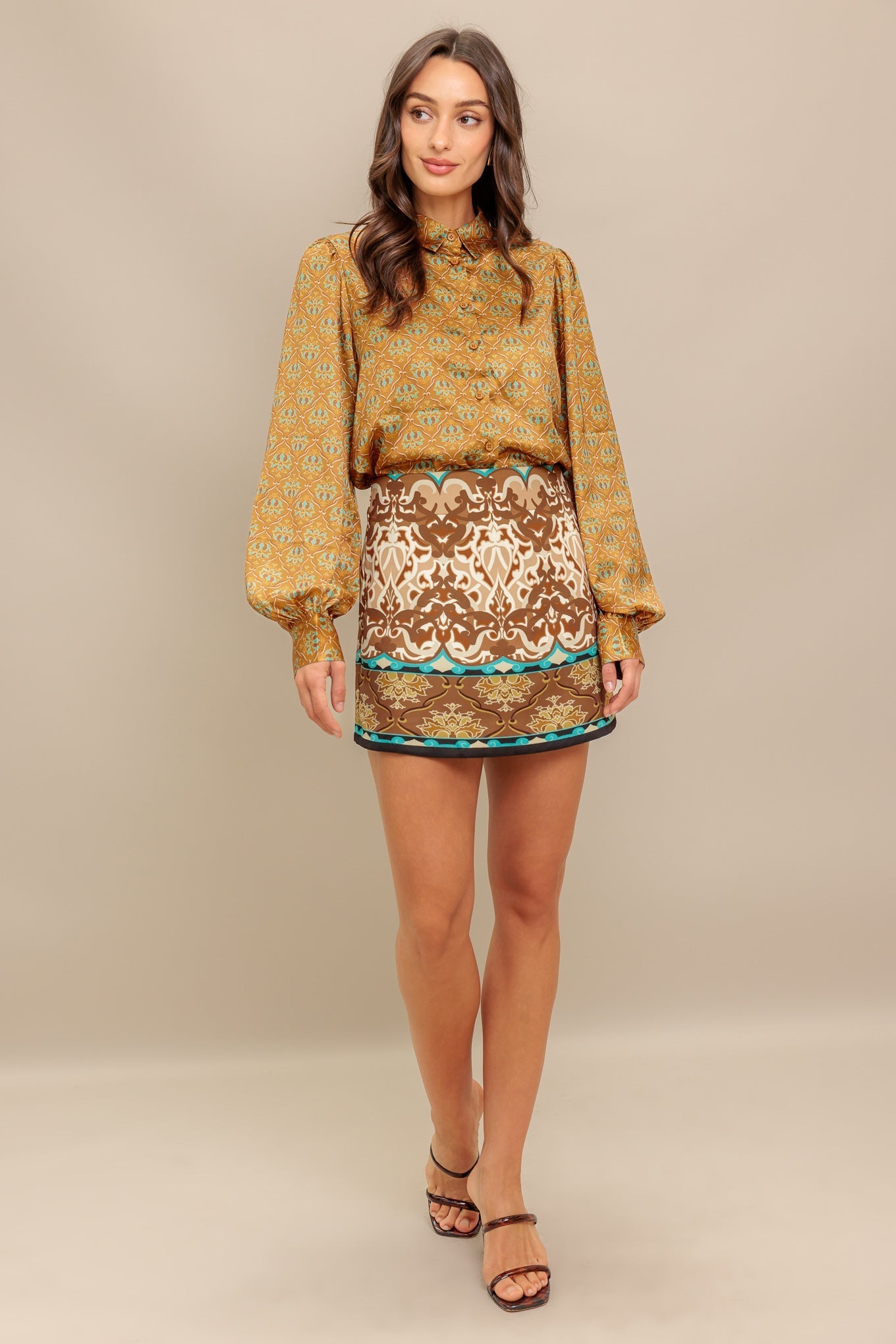 MOROCCAN MUSE WOVEN SKORT Flying Tomato