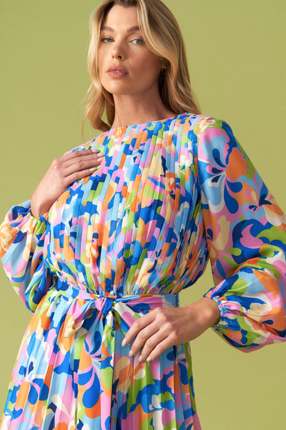 Yes Please Woven Romper with Printed Design and Sleeves