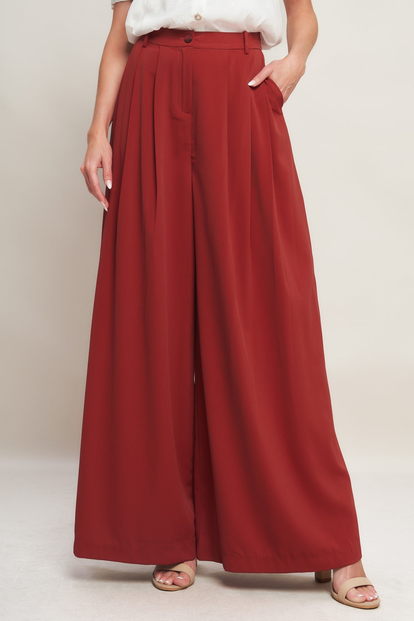 THROW IT BACK WOVEN PANTS Flying Tomato