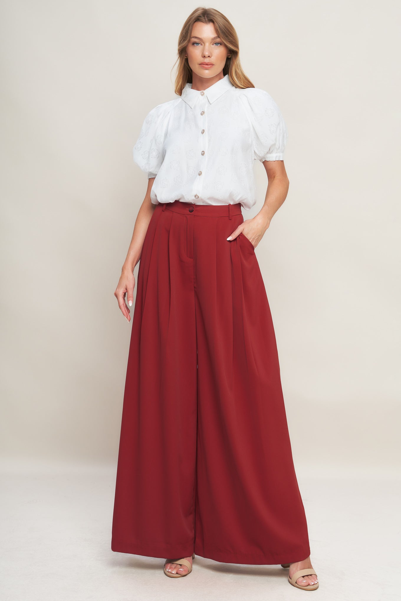 THROW IT BACK WOVEN PANTS Flying Tomato