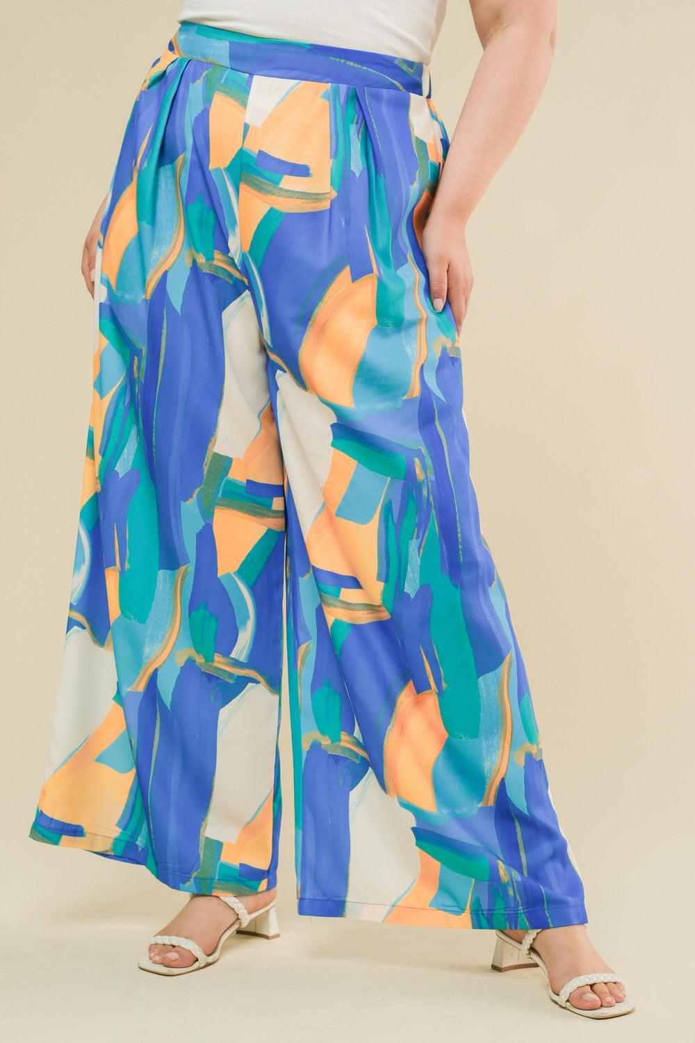 Detail of the pocket area on the Flying Tomato DEVOTED LOVER WOVEN PANTS, showcasing practical and elegant design.