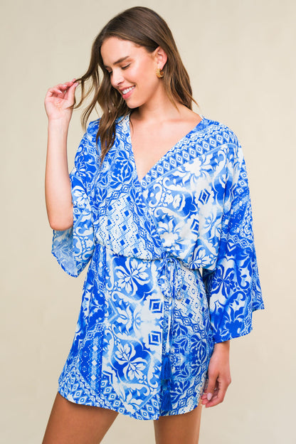 MOMENT MAKER WOVEN ROMPER