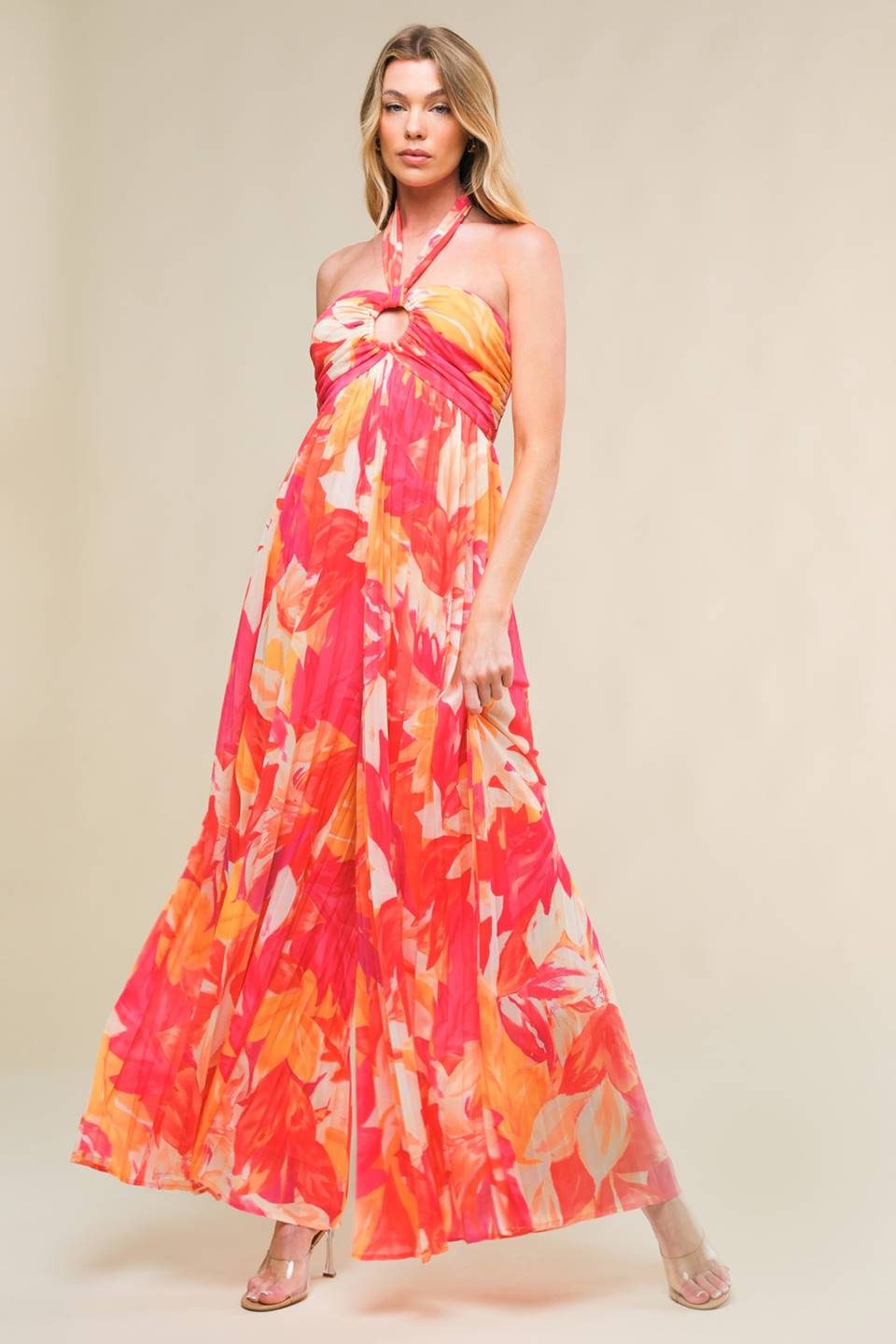 HELLO GORGEOUS WOVEN JUMPSUIT Flying Tomato