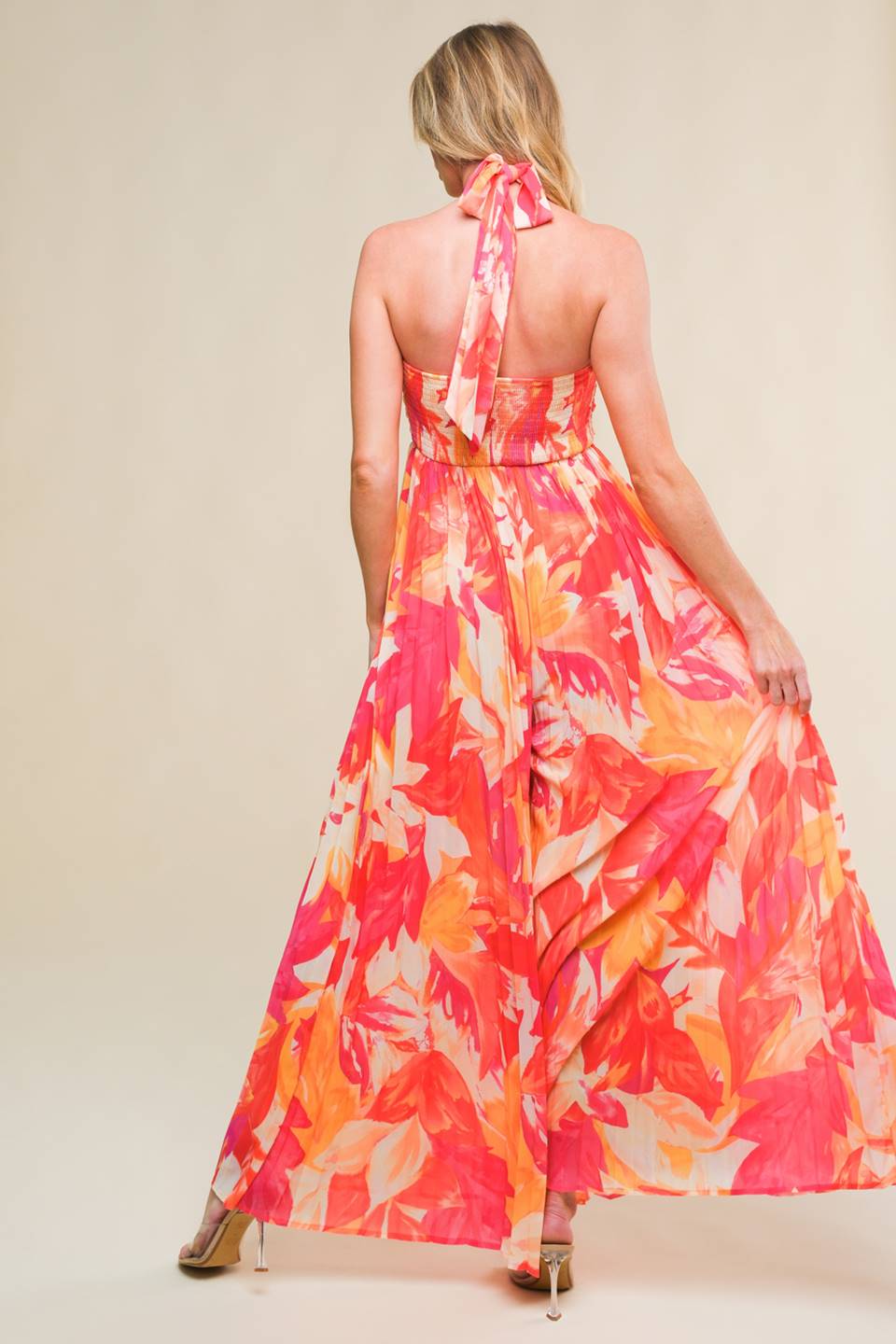 HELLO GORGEOUS WOVEN JUMPSUIT Flying Tomato