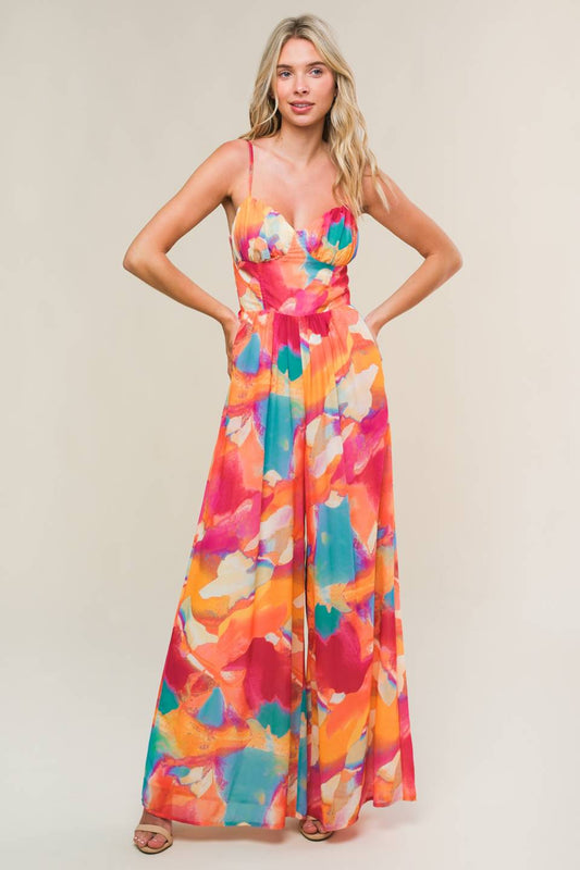 SWEETEST STYLE WOVEN JUMPSUIT Flying Tomato