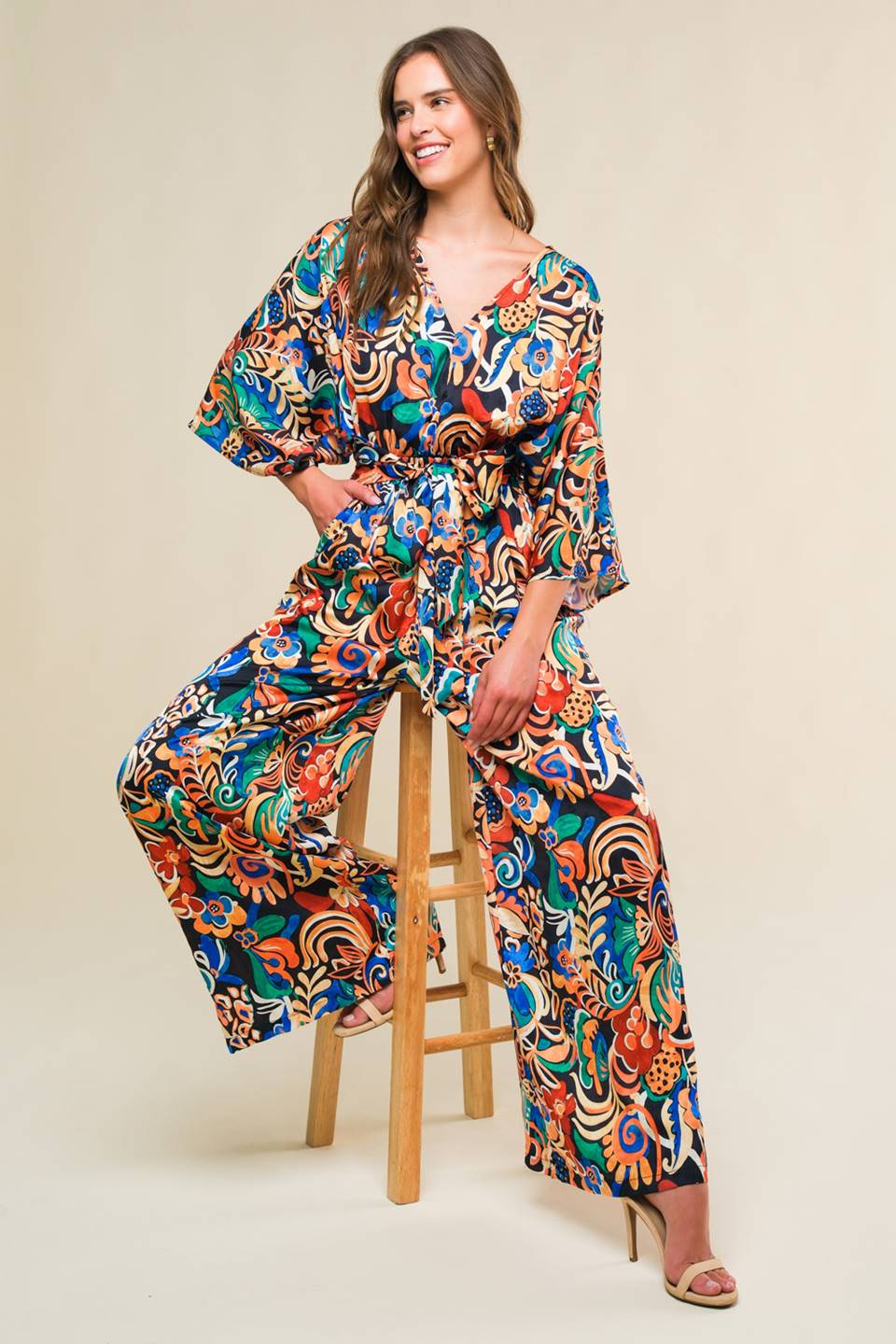 SKYLINE GRACE WOVEN JUMPSUIT Flying Tomato