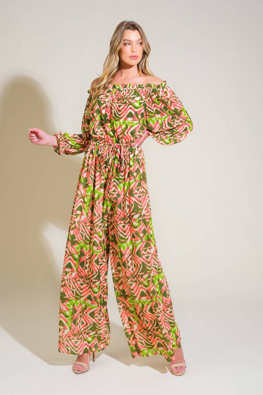 MOMENTS OF JOY WOVEN JUMPSUIT Flying Tomato