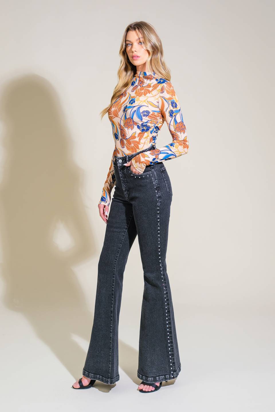 EFFORTLESS ENSEMBLE DENIM PANTS