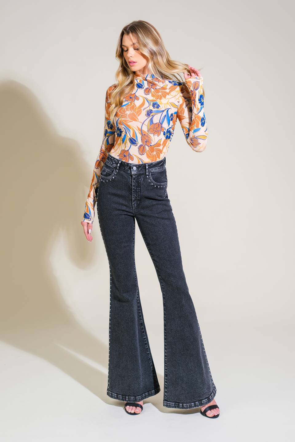 EFFORTLESS ENSEMBLE DENIM PANTS Flying Tomato