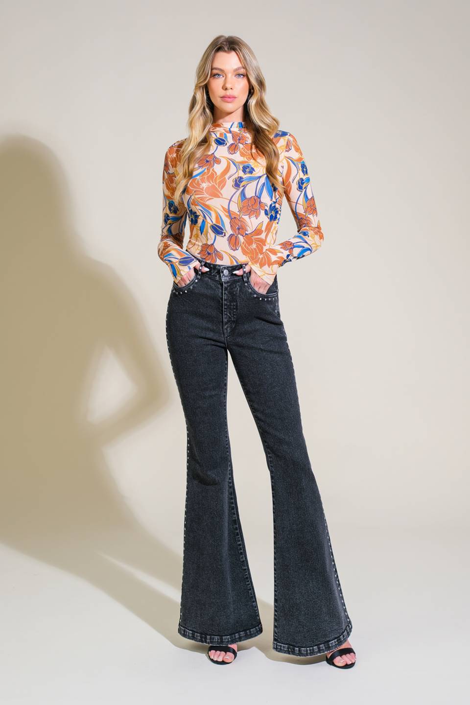 EFFORTLESS ENSEMBLE DENIM PANTS Flying Tomato