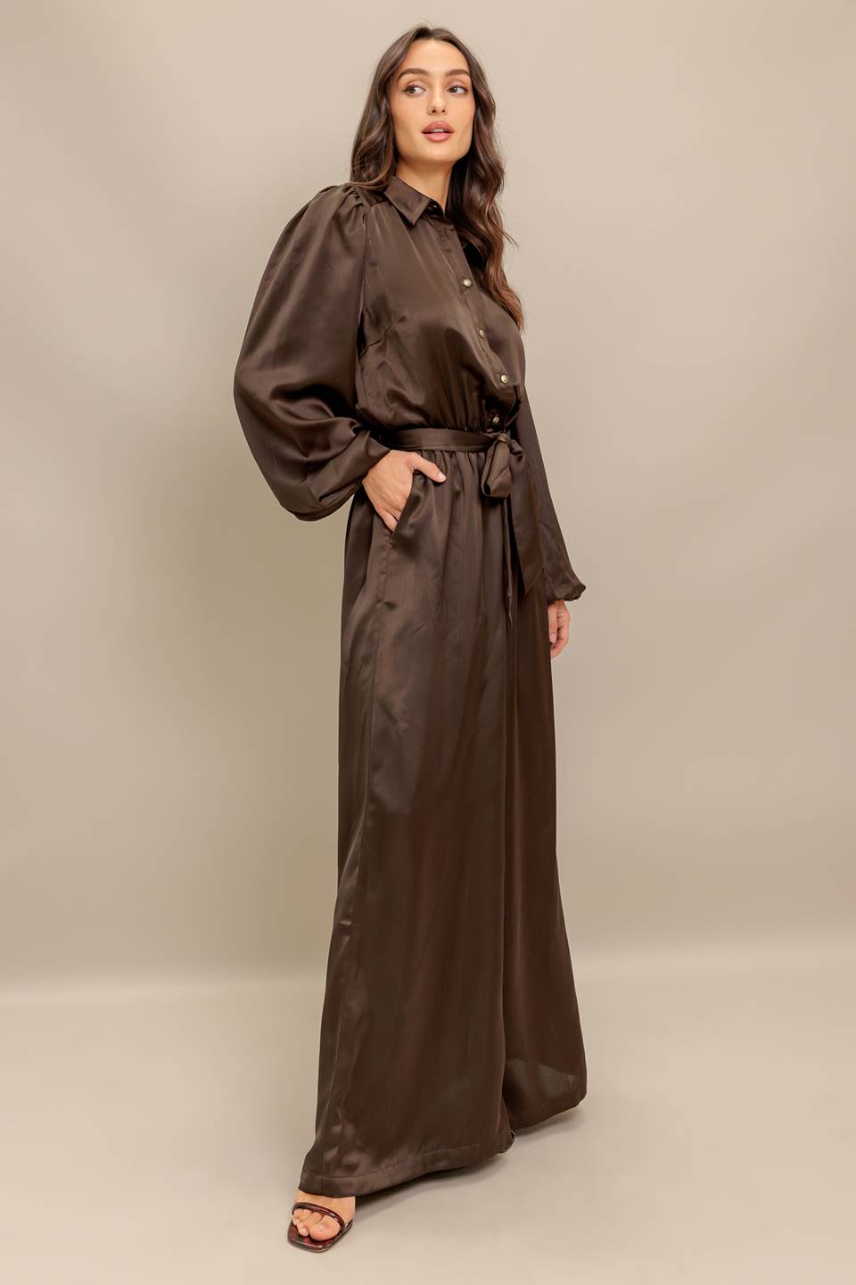 SUGAR BROWNIE WOVEN JUMPSUIT Flying Tomato