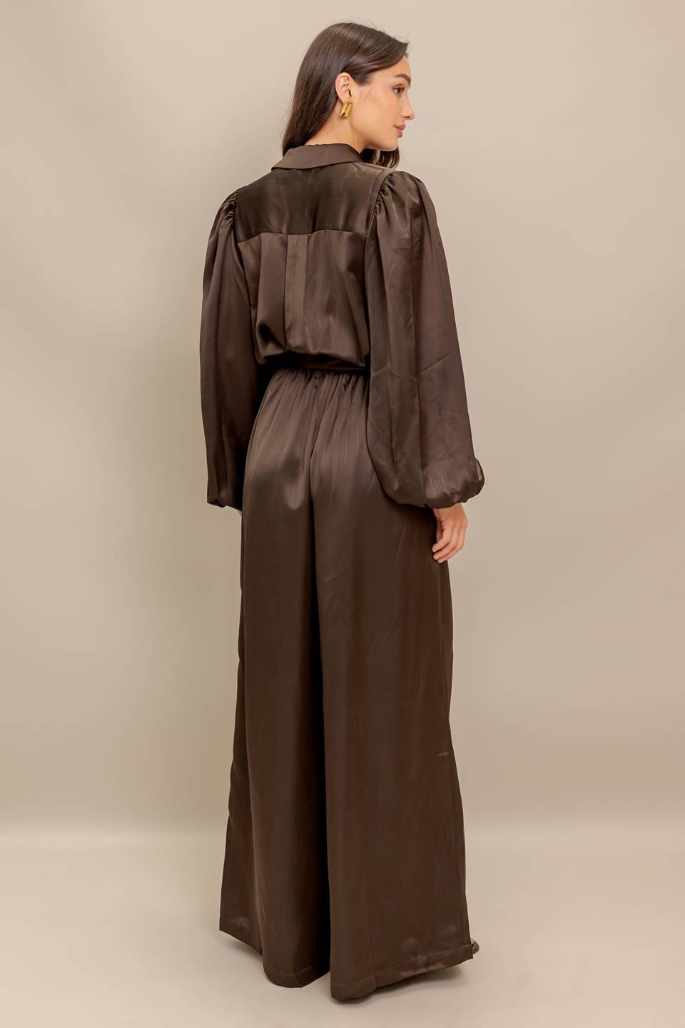 SUGAR BROWNIE WOVEN JUMPSUIT Flying Tomato