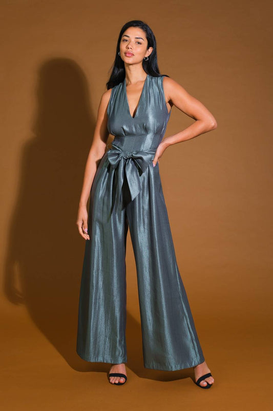 ROMANCE IN LOVE WOVEN JUMPSUIT Flying Tomato