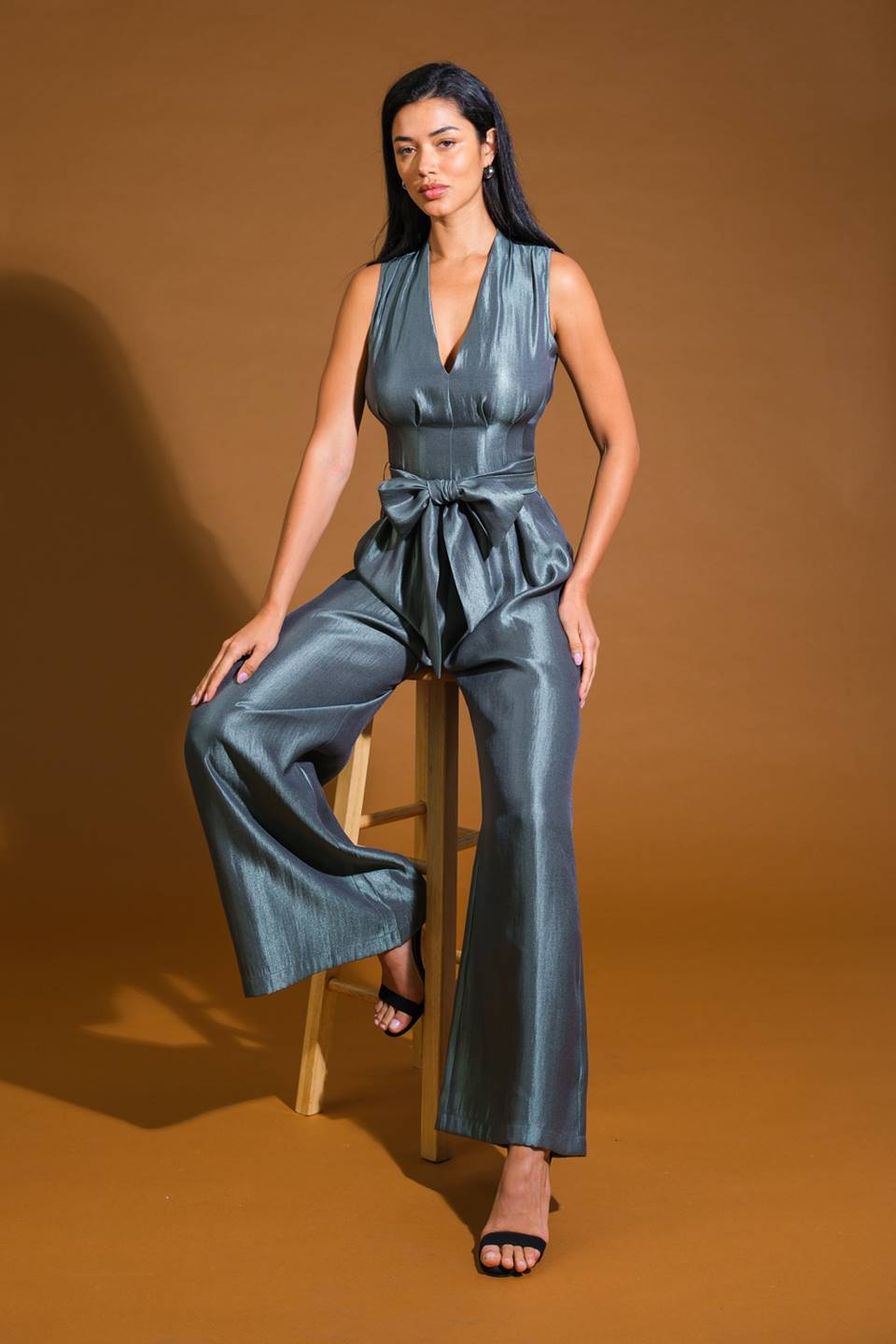 ROMANCE IN LOVE WOVEN JUMPSUIT Flying Tomato