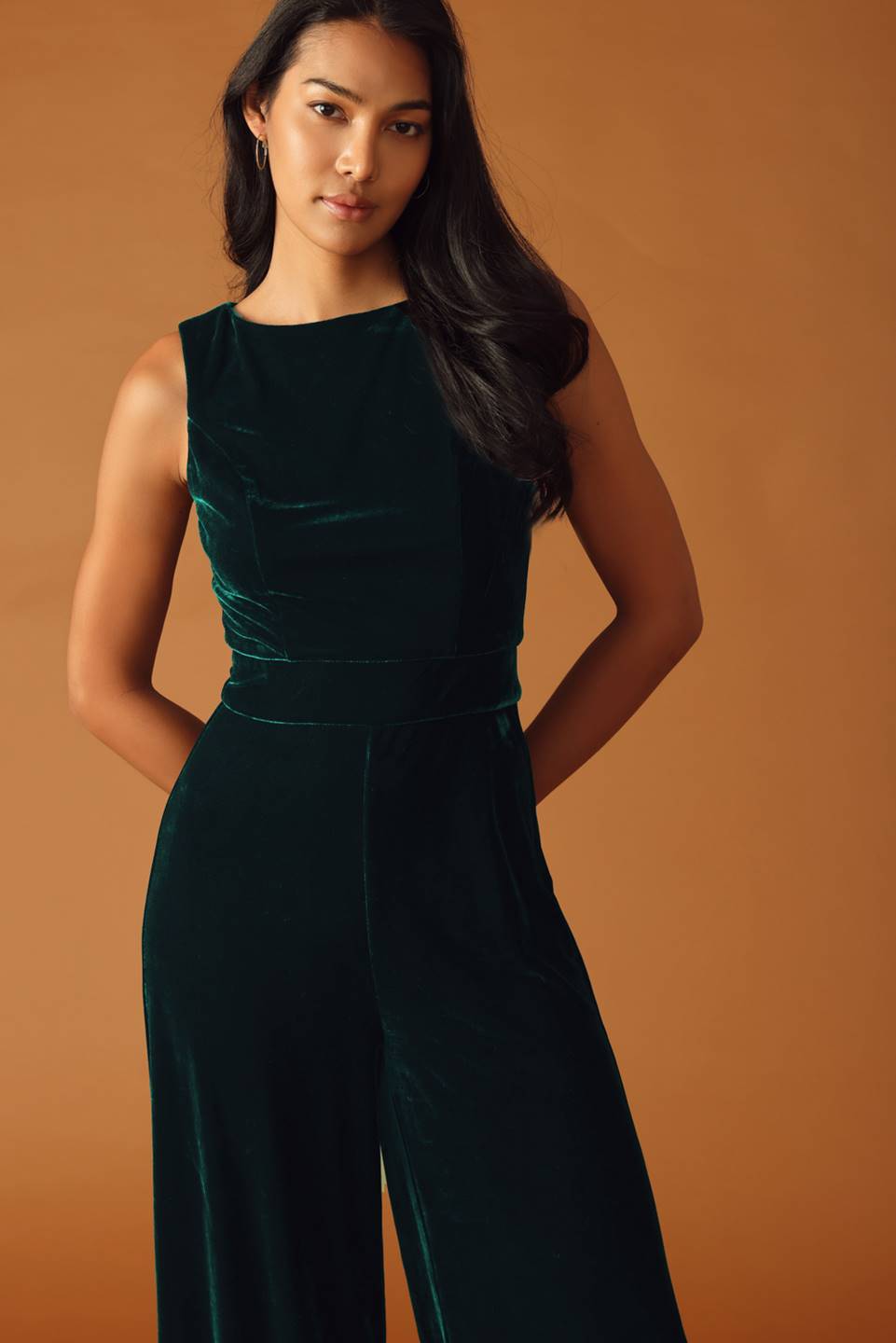 FINAL TOUCHES VELVET JUMPSUIT Flying Tomato