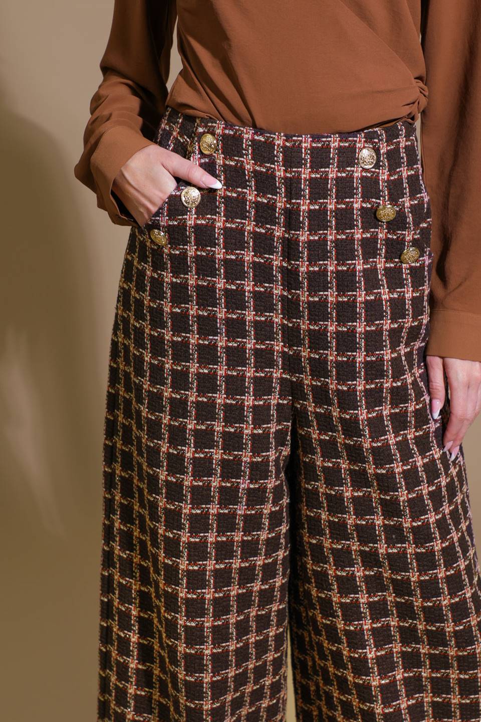 SHOW YOU OFF TWEED PANTS Flying Tomato