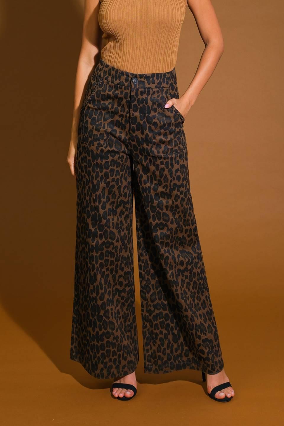 Flying Tomato ETERNAL ROMANCE WOVEN PANTS, full view. Elegant, flowing fabric in a versatile neutral tone, perfect for qualit