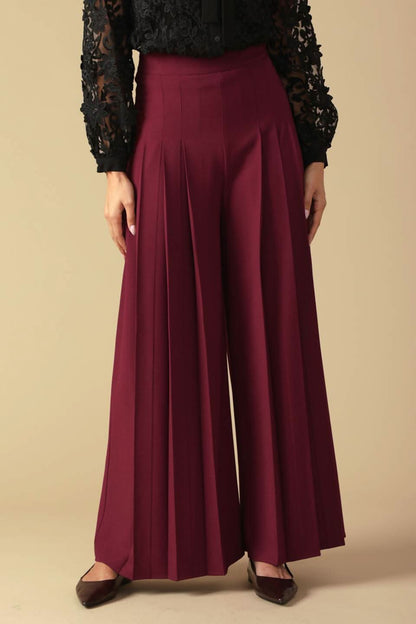 WOVEN WANDERLUST WIDE LEG PANTS