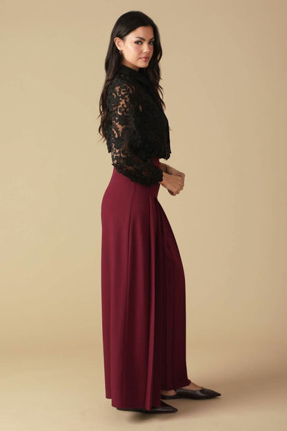 WOVEN WANDERLUST WIDE LEG PANTS