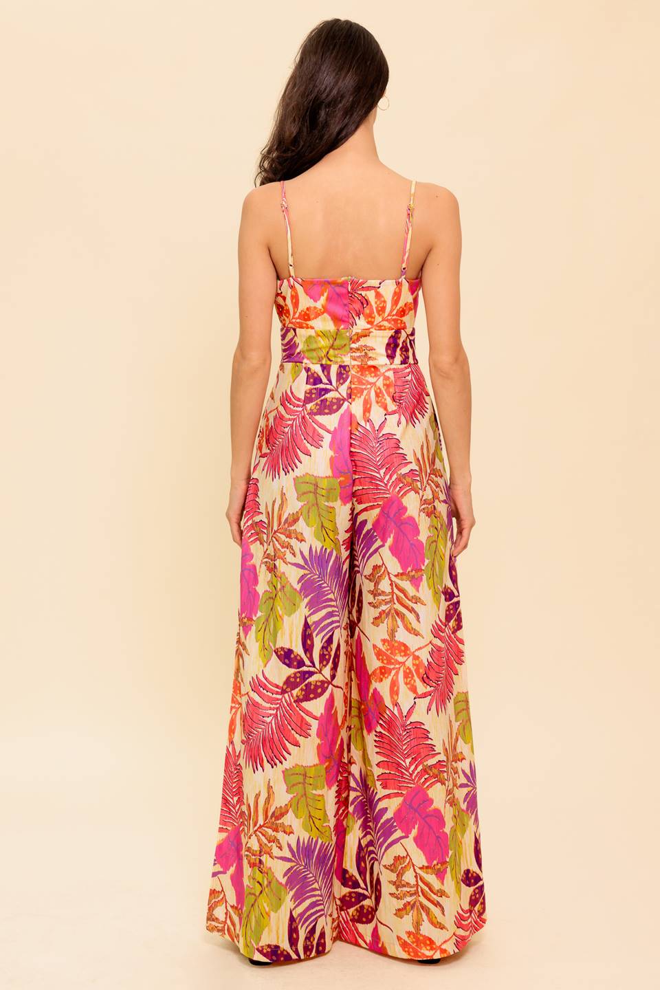 SAFE HAVEN PINK WOVEN JUMPSUIT Flying Tomato